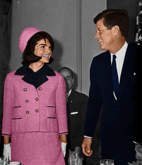 pink chanel suit jackie kennedy|jackie kennedy jfk funeral dress.